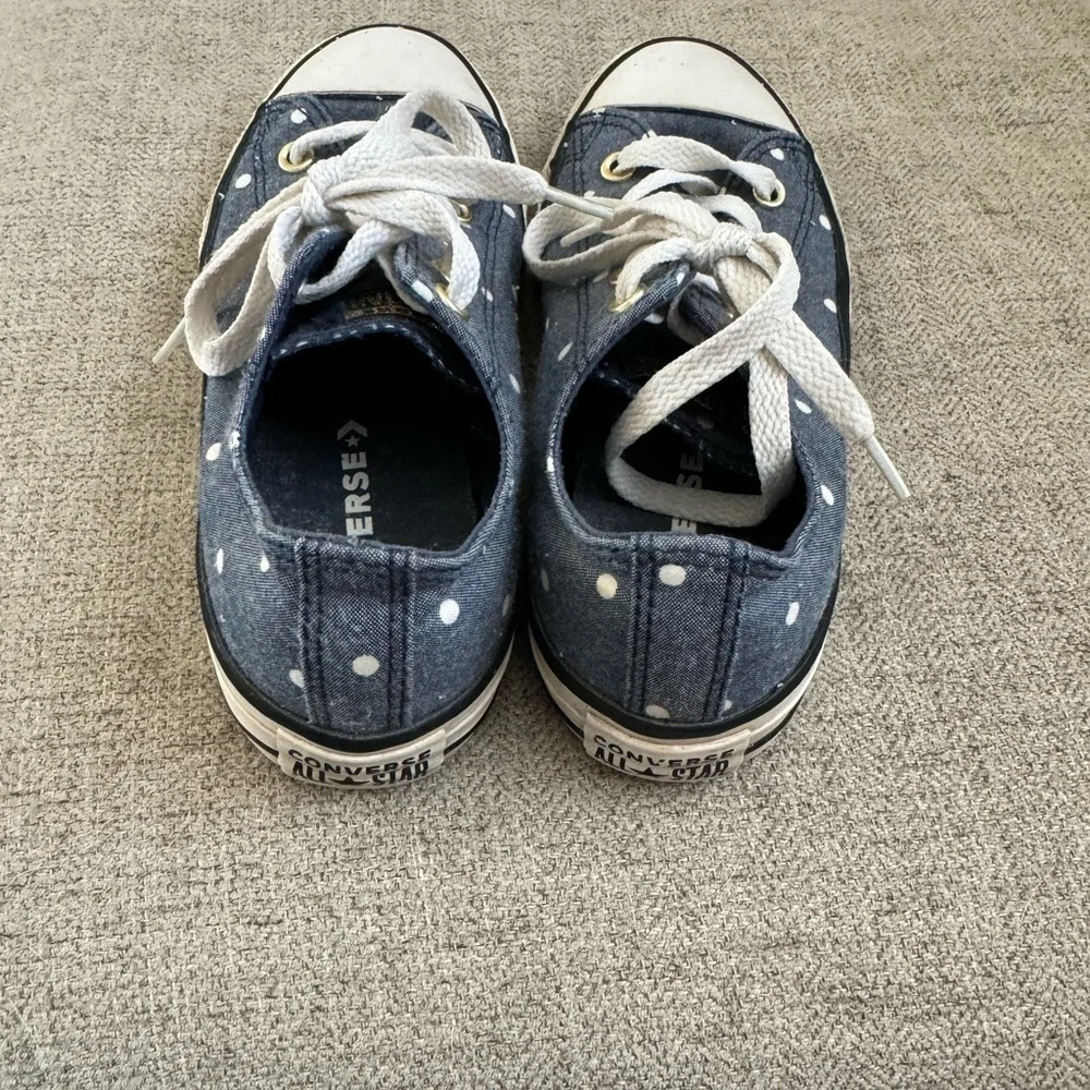 CONVERSE All-Stars Lo-Top Madison Polka Dot‎ Sneakers Size 2